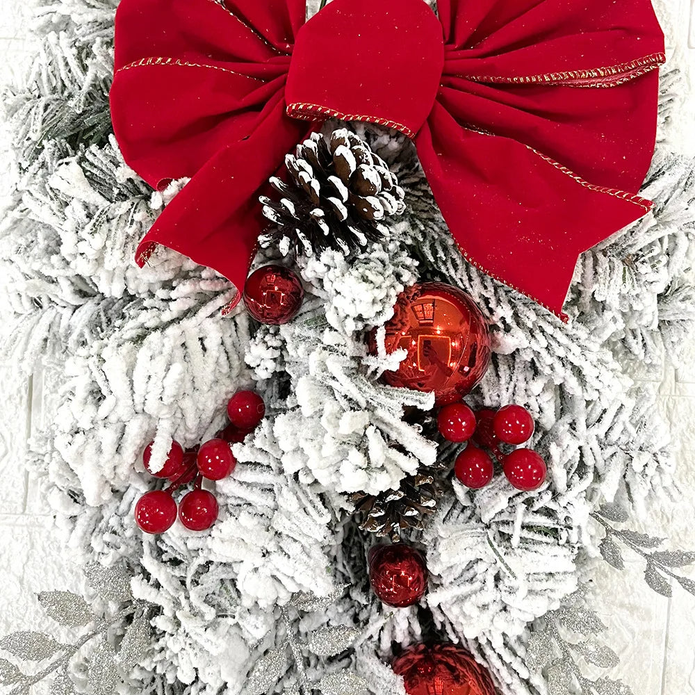 RadiantJoy™ 2023 Christmas Wreath Rattan Set